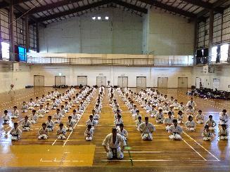 道場訓を唱和して２０１２年の夏合宿も無事に終了！！