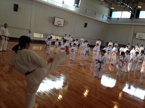 広島一の蹴りの名手！小田初段の前蹴りは必殺技です。