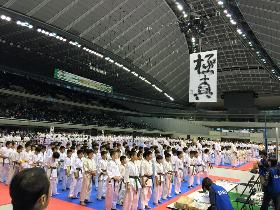 これだけの選手が集まるのは松井館長の極真会館のみ！凄い規模です！