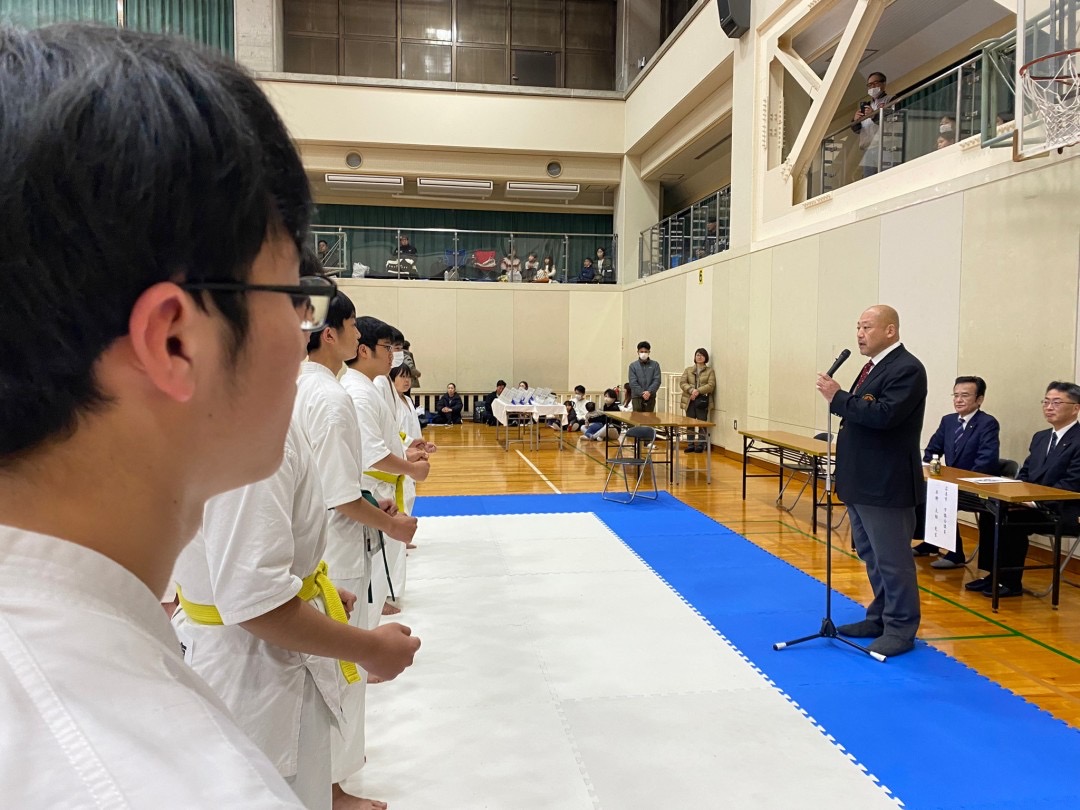 極真会館広島支部長小田勝幸師範